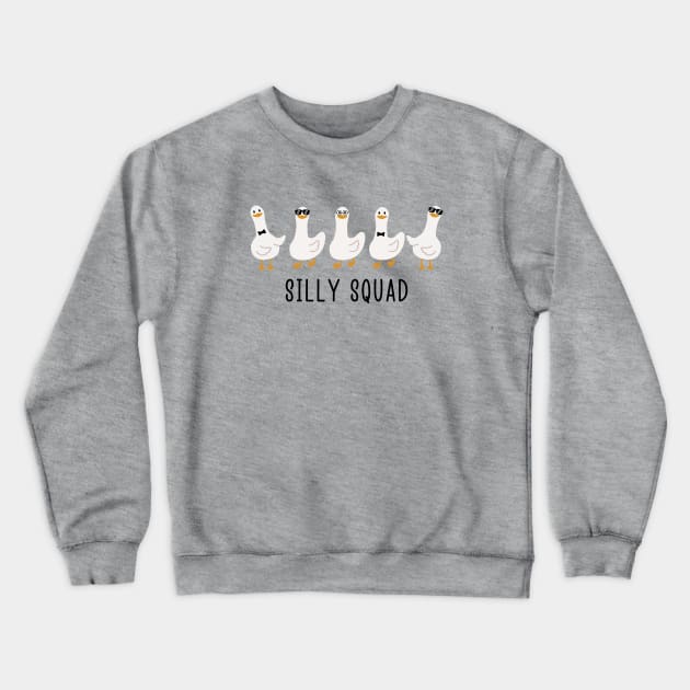 Silly Squad - Silly Goose Crewneck Sweatshirt by Unified by Design